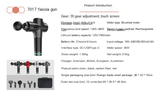 Nuvex Deep Tissue Massage Gun front view