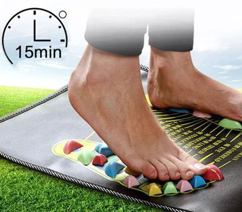 Nuvex Acupressure Foot Massage Mat lifestyle