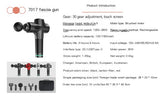 Nuvex Deep Tissue Massage Gun front view