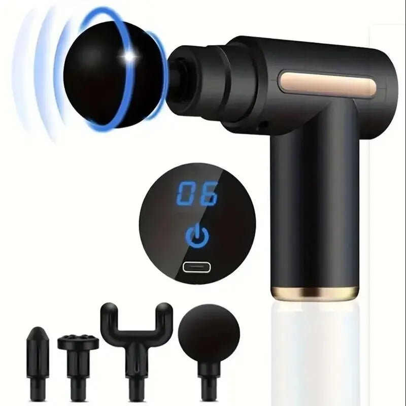 Nuvex™ Deep Tissue Massage Gun | 30-Speed Muscle Recovery Massager