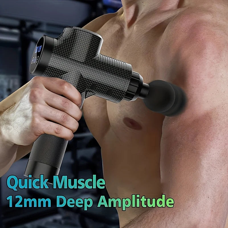 Nuvex™ Deep Tissue Massage Gun | 30-Speed Muscle Recovery Massager
